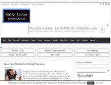 Tablet Screenshot of fashionfemale.net